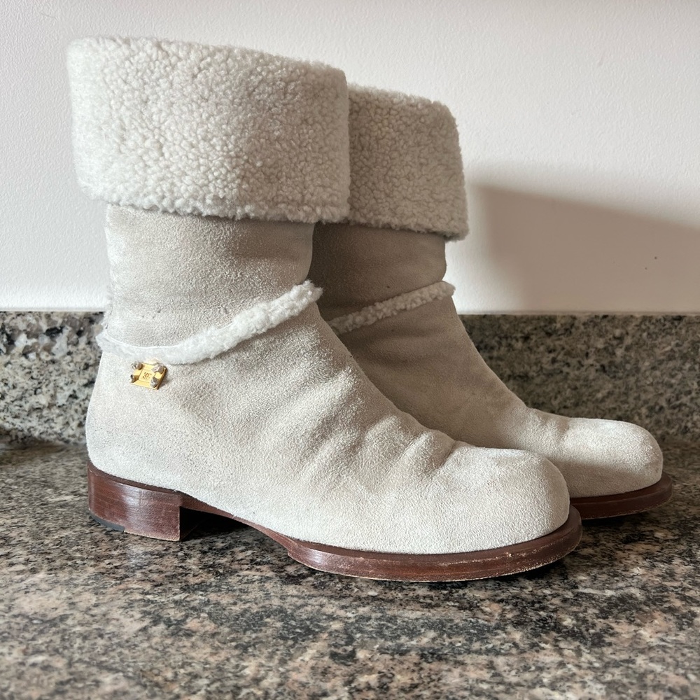 Chanel Sport Interlocking CC Logo Boots with COA